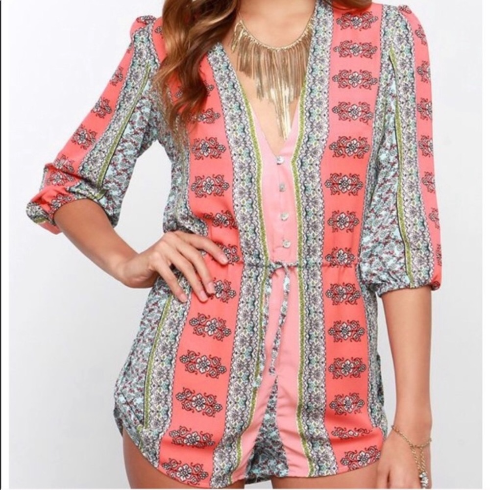 Adorable print romper - Picture 1 of 10